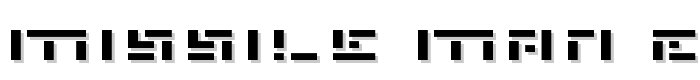 Missile Man Expanded font